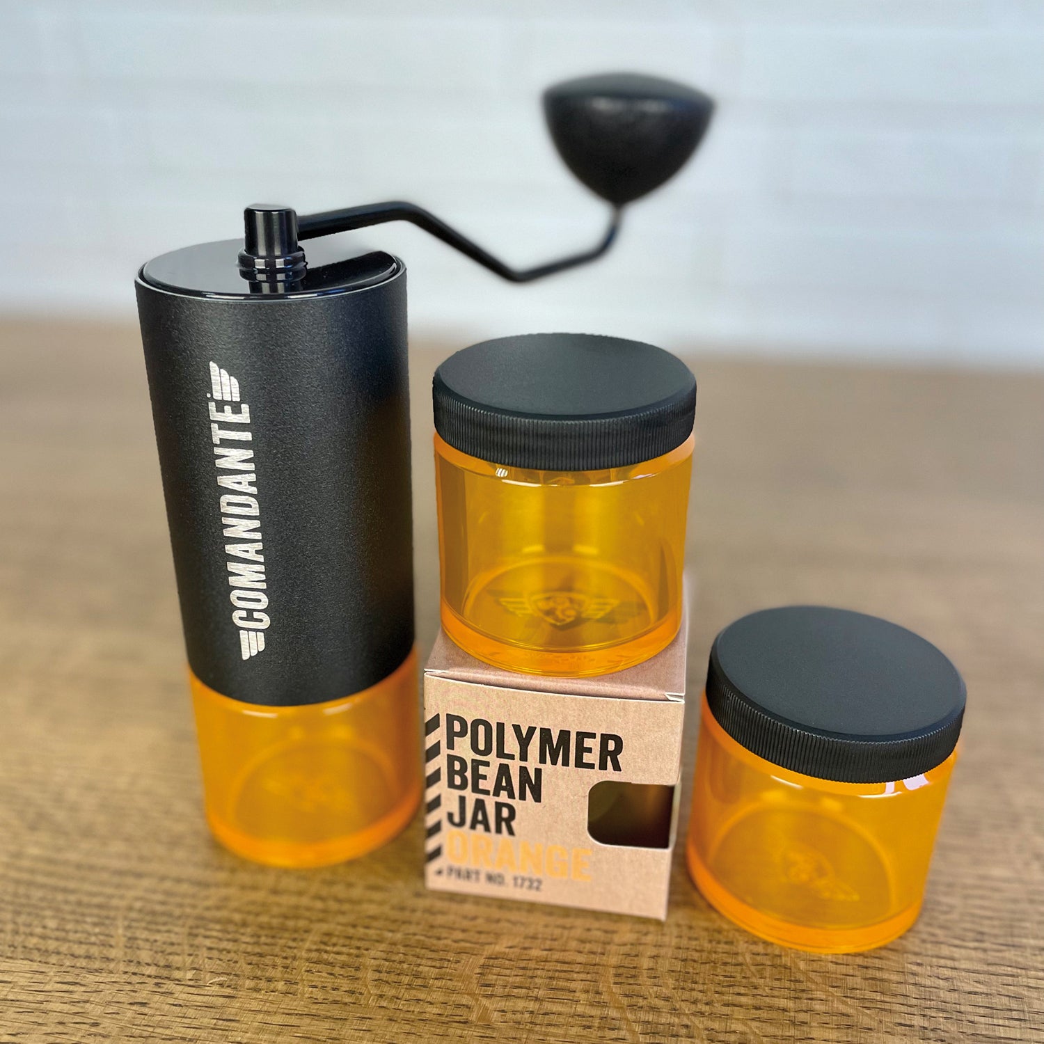 Comandante Polymer krukka + lok fyrir kaffi